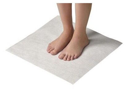 Коврик однораз. 40*40 (уп.100 шт.) SMS белый