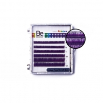 Цветные ресницы Be Perfect Rainbow Purple MIX (6 линий)